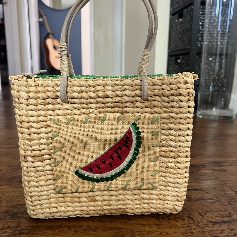 Xhilaration watermelon tote bag